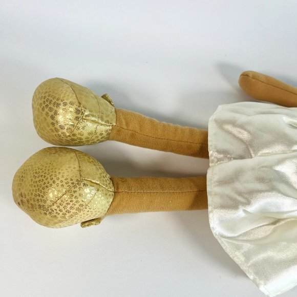 Linzy Toys 18'' Gold Addy Soft Plush Rag Doll Gold - Very, Very Good Condition - Picture 8 of 10